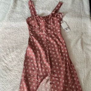 Zara midi floral dress